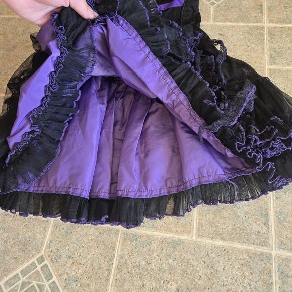TRIPP NYC black/purple dress - Picture 2 of 8